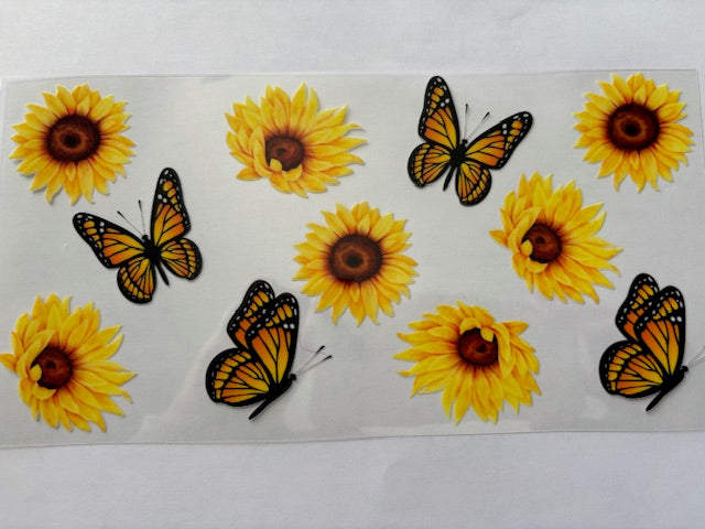 Butterfly w/Sunflowers
