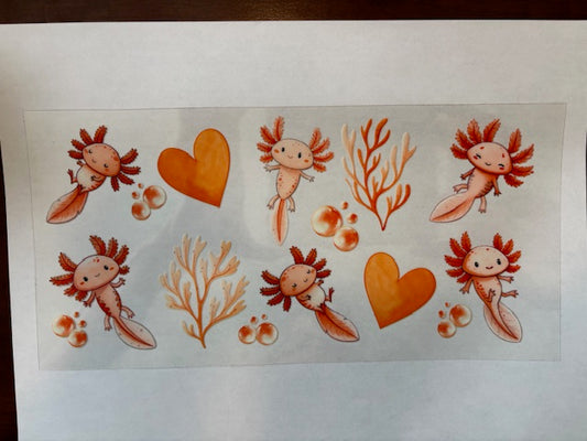 Orange Axolotl Wrap