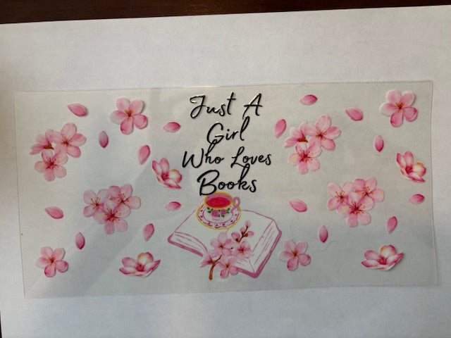 Just a Girl Who Loves Books Wrap